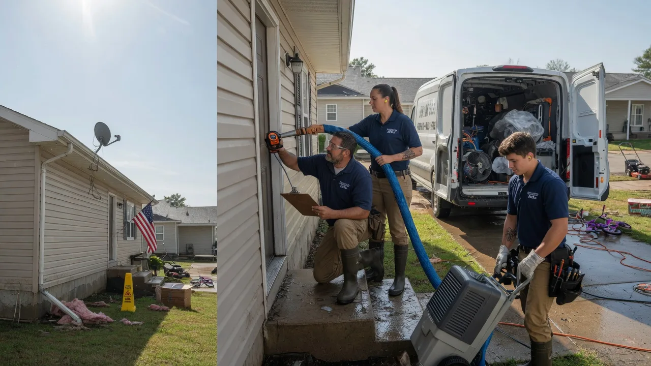 Ceiling Water Damage Restoration in Lake View, IA near me